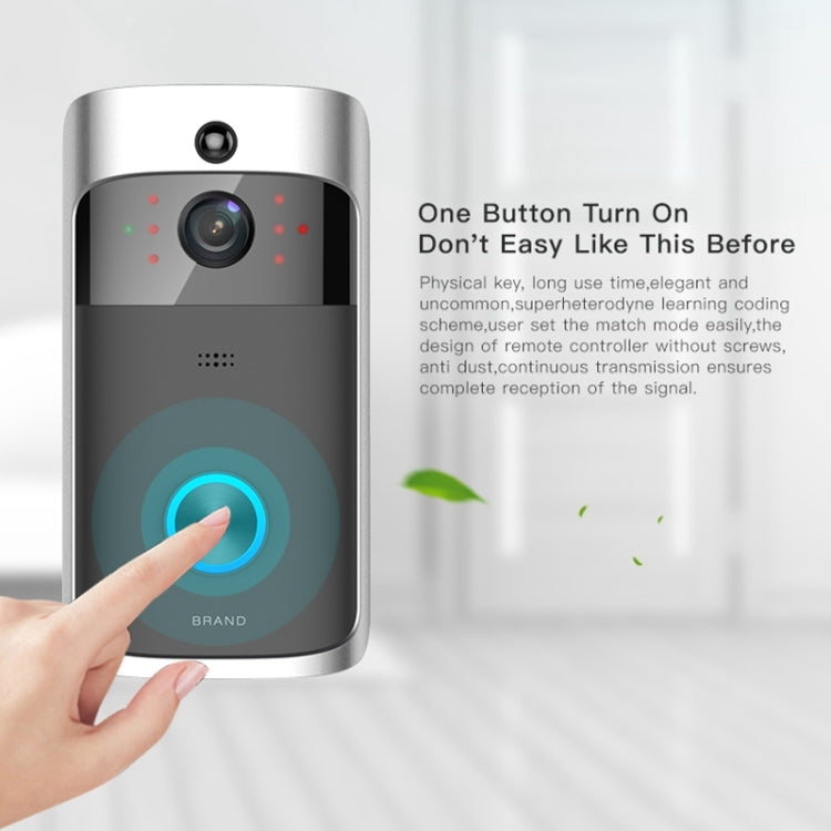 M3 720P Smart WIFI Ultra Low Power Video Visual Doorbell,Support Mobile Phone Remote Monitoring & Night Vision, Without Ding Dong Version M3 720P Smart WIFI Ultra Low Power Video Visual Doorbell,Support Mobile Phone Remote Monitoring & Night Vision, Without Ding Dong Version